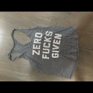 Zero F*cks The Chive Racerback Tank